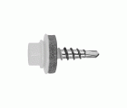 FS 9010 [CP] Tornillo cubierta metal madera. RAL 9010. Blanco